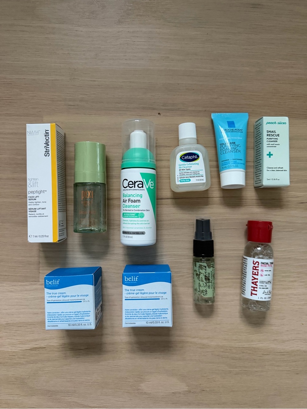 Skin Care Samples 10 PC Belif | La Roche-Posay | CeraVe | Pixi and more